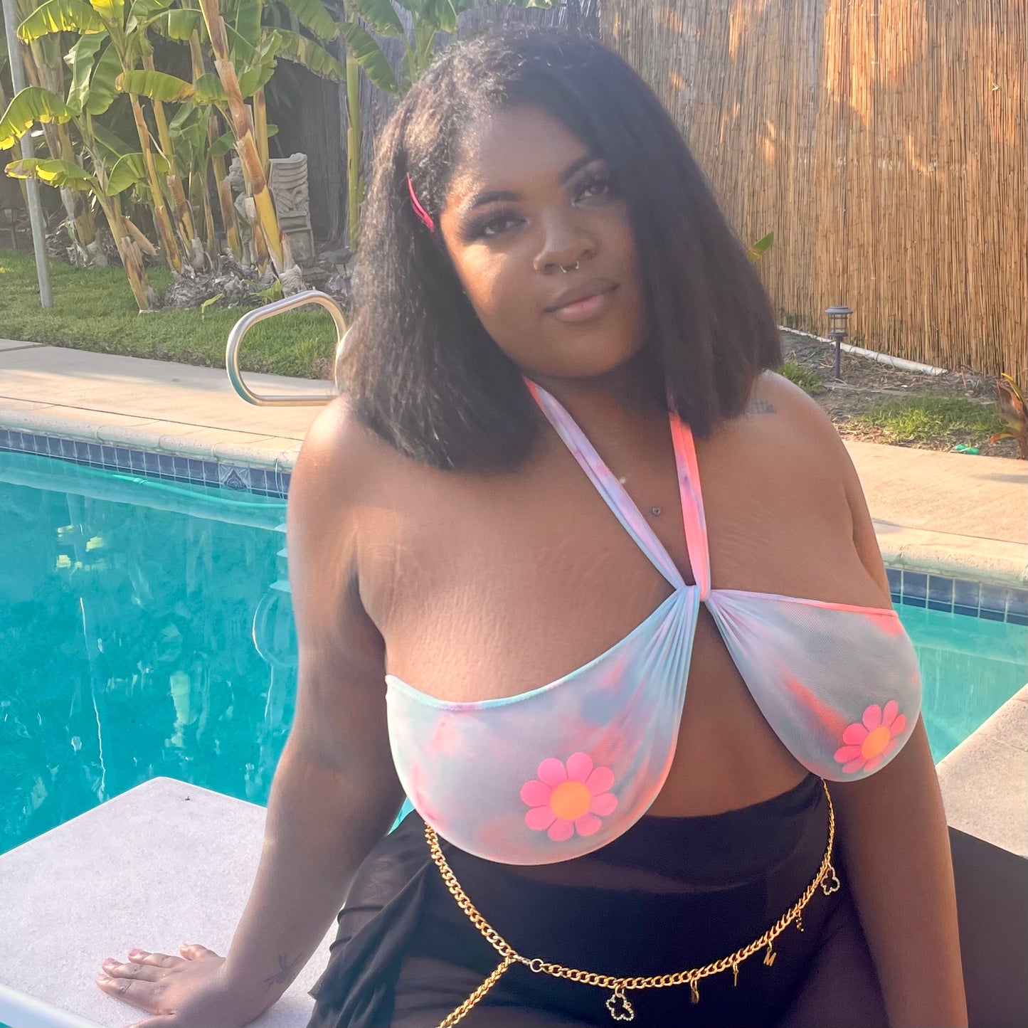 COTTON CANDY WRAP TOP