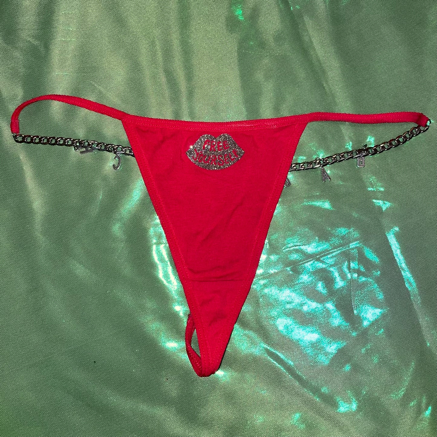 SILVER CHAIN G-STRING