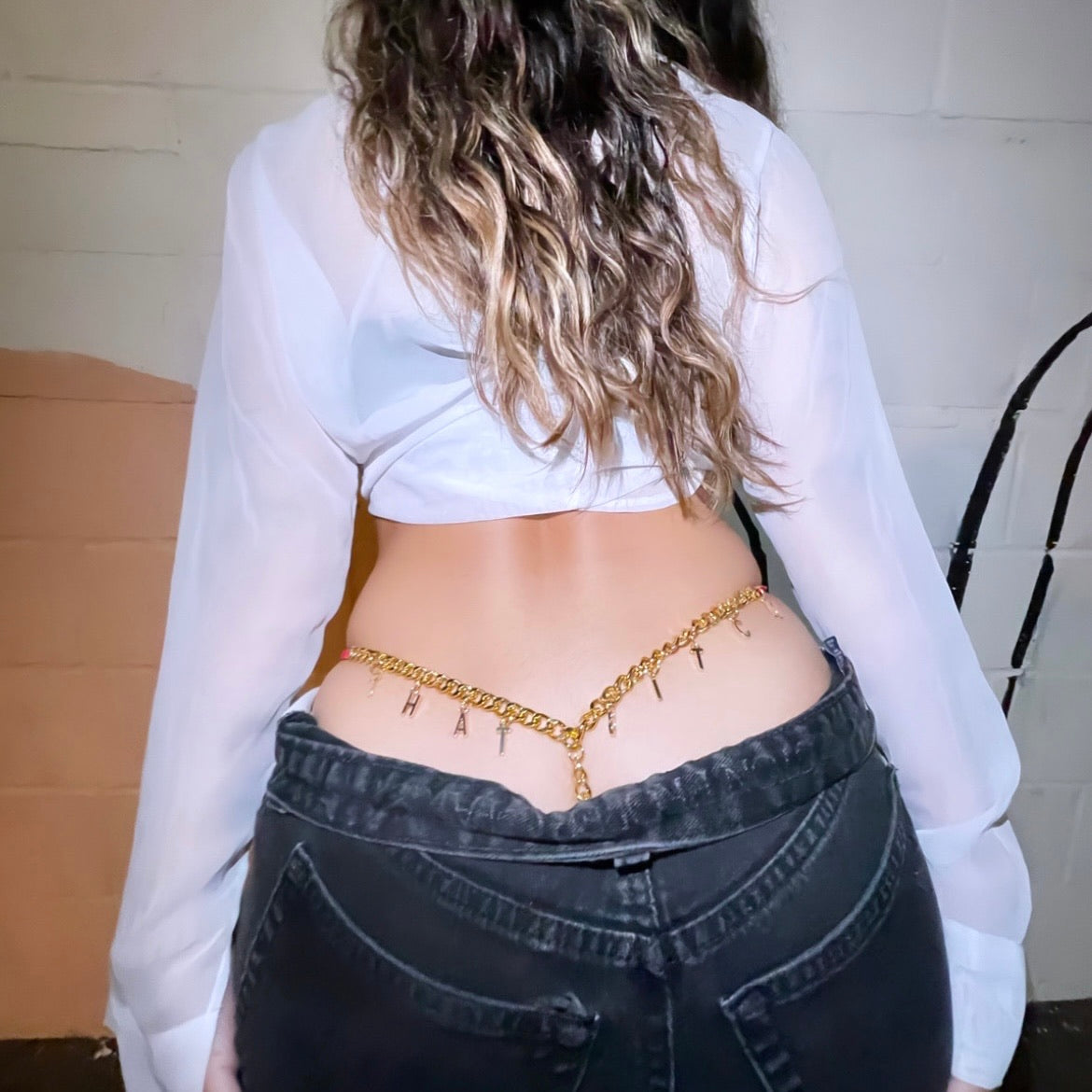 GOLD CHAIN G-STRING