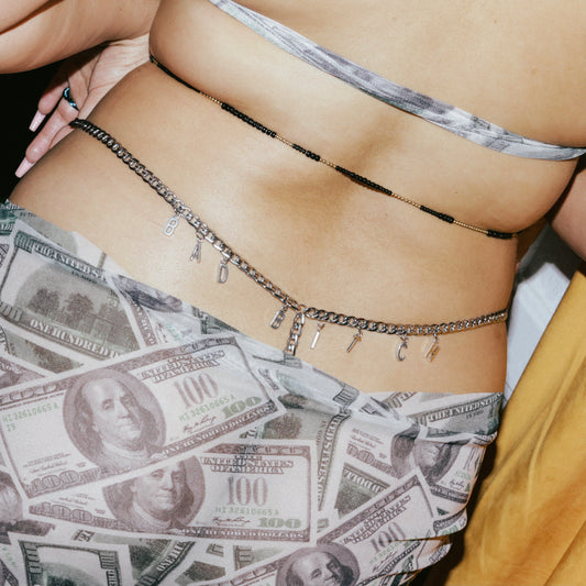 SILVER CHAIN G-STRING