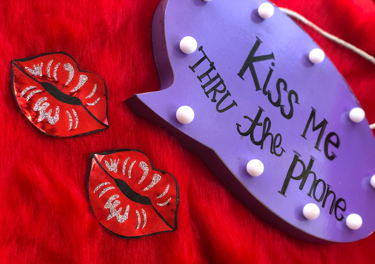 "Kiss Me Thru the Phone" Reusable Pasties